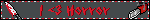 i love horror blinkie